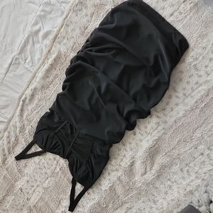 OhPolly Sheer Mesh Underwire Mini Dress